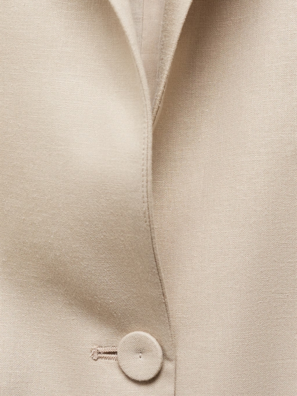 Linen jacket with buttoned cuffs - Picture 3 of 10
